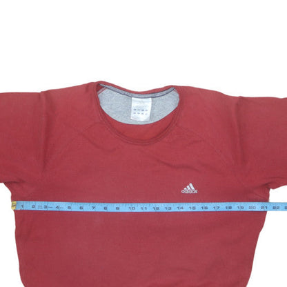 Mens UK Size M adidas Red  T-Shirt