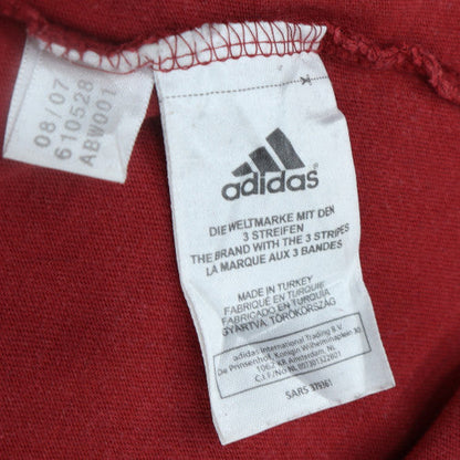 Mens UK Size M adidas Red  T-Shirt