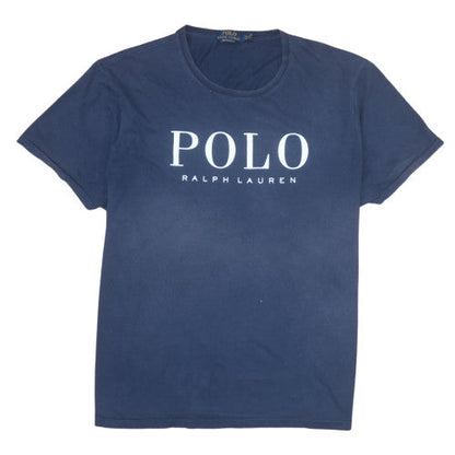 Polo Ralph Lauren Men's Navy Blue Custom Slim Fit Logo T-Shirt XXL