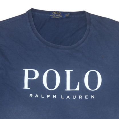 Polo Ralph Lauren Men's Navy Blue Custom Slim Fit Logo T-Shirt XXL