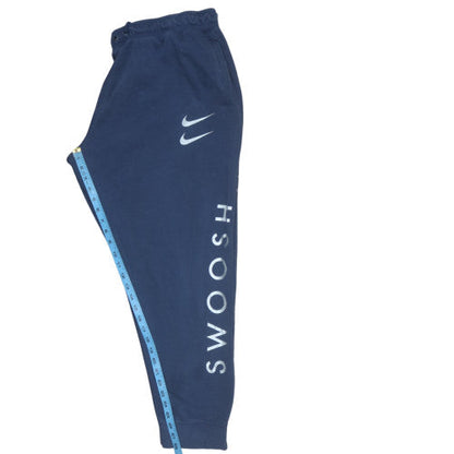 Mens UK Size L Nike Regular Fit Sweatpants Blue Trousers