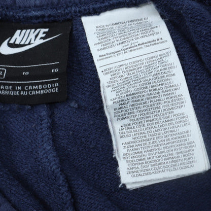 Mens UK Size L Nike Regular Fit Sweatpants Blue Trousers