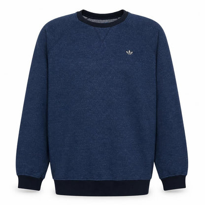Mens UK Size L adidas Blue Pullover Sweatshirt