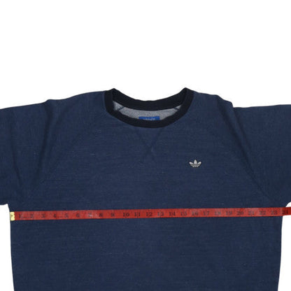 Mens UK Size L adidas Blue Pullover Sweatshirt