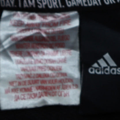 Adidas Girls Black Crew Neck Pullover Sweatshirt Size 10 Years