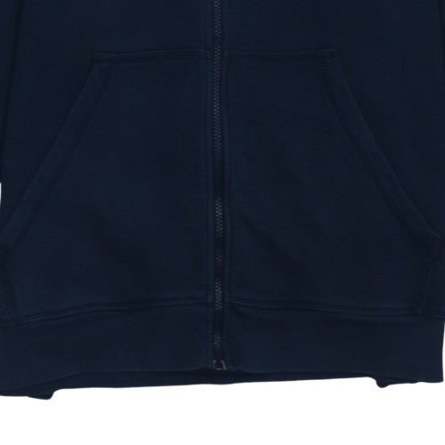 Mens UK Size XL adidas Blue Full Zip Hoodie