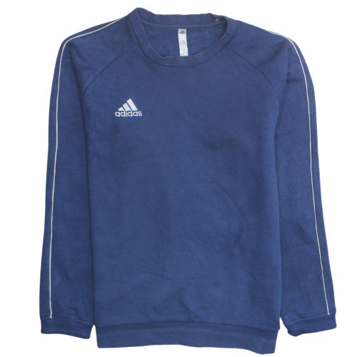 Mens UK Size M adidas Blue Pullover Sweatshirt