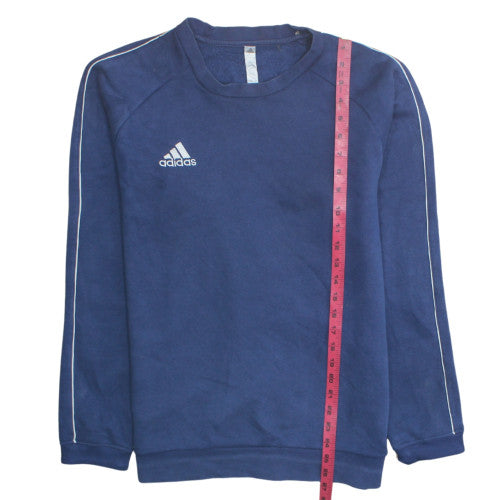 Mens UK Size M adidas Blue Pullover Sweatshirt