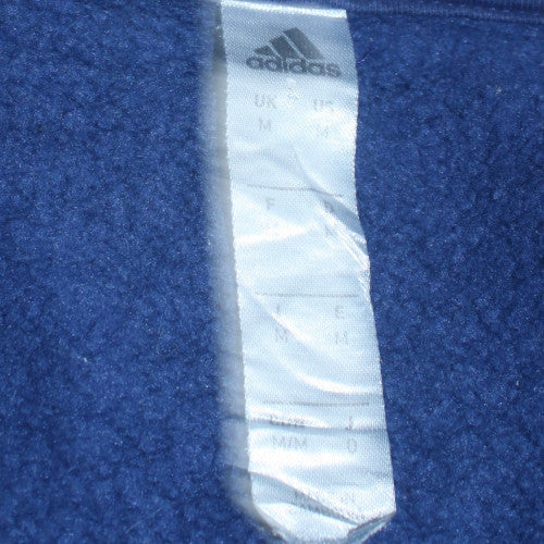 Mens UK Size M adidas Blue Pullover Sweatshirt