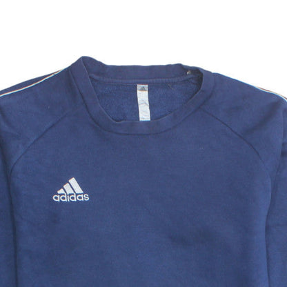 Mens UK Size M adidas Blue Pullover Sweatshirt