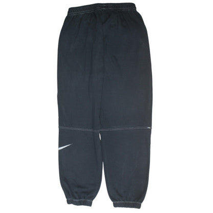 Nike Mens Black Fleece Sweatpants M Regular Fit Elastic Waist