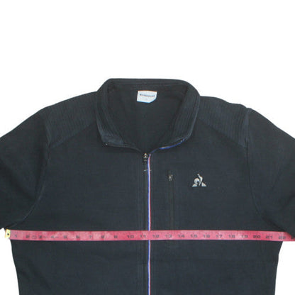 Le Coq Sportif Men's Black L Short Sleeve Full Zip Track Jacket