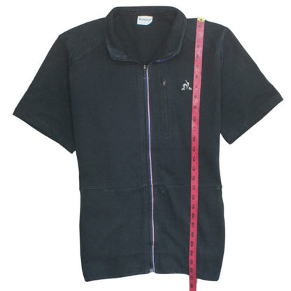 Le Coq Sportif Men's Black L Short Sleeve Full Zip Track Jacket