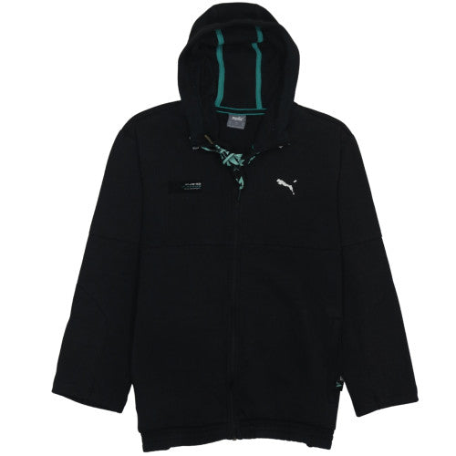 Mens UK Size M PUMA Black Full Zip Hoodie