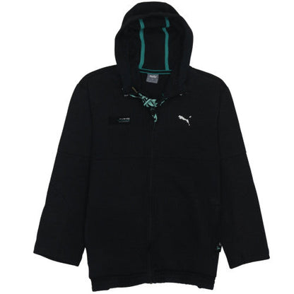 Mens UK Size M PUMA Black Full Zip Hoodie