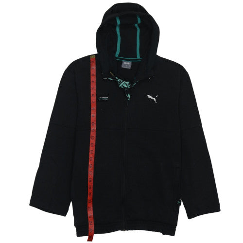 Mens UK Size M PUMA Black Full Zip Hoodie