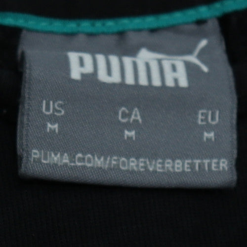 Mens UK Size M PUMA Black Full Zip Hoodie