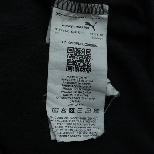 Mens UK Size M PUMA Black Full Zip Hoodie