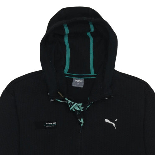 Mens UK Size M PUMA Black Full Zip Hoodie