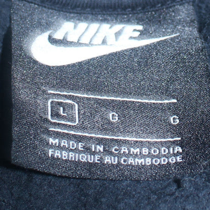Mens UK Size L Nike Black Pullover Sweatshirt