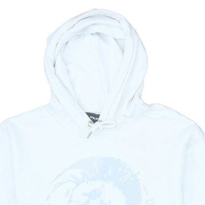 Mens UK Size L Diesel White Pullover Hoodie