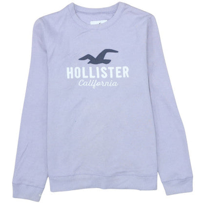 Womens UK Size L Hollister Purple Pullover Sweatshirt