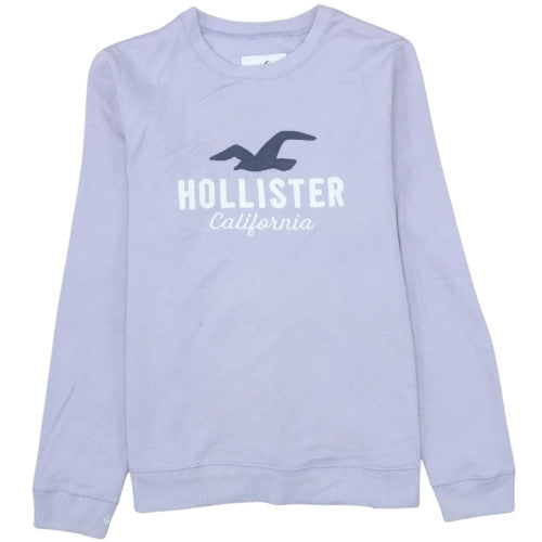 Womens UK Size L Hollister Purple Pullover Sweatshirt