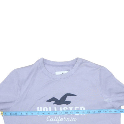 Womens UK Size L Hollister Purple Pullover Sweatshirt