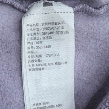 Womens UK Size L Hollister Purple Pullover Sweatshirt