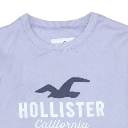 Womens UK Size L Hollister Purple Pullover Sweatshirt
