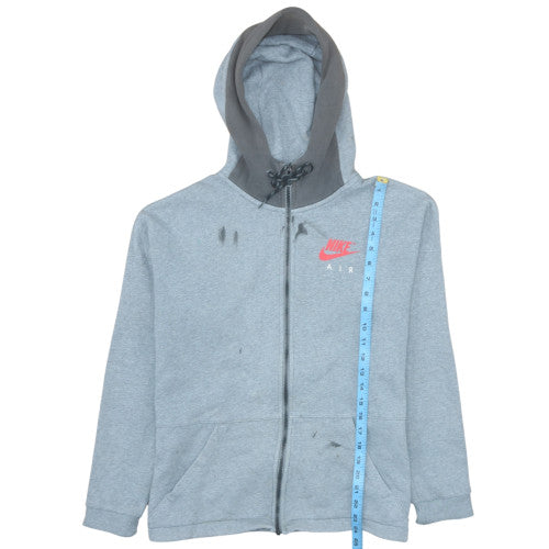 Mens UK Size S Nike Grey Full Zip Hoodie