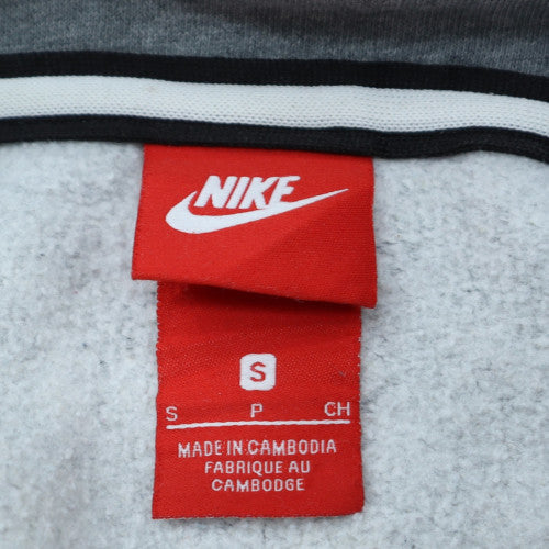 Mens UK Size S Nike Grey Full Zip Hoodie