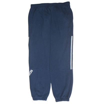 Adidas Teens Navy Blue Jogger Sweatpants L 13-14Y Cotton Blend