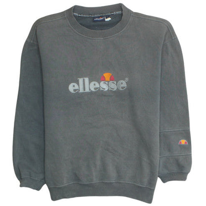 Mens UK Size M ellesse Grey Pullover Sweatshirt