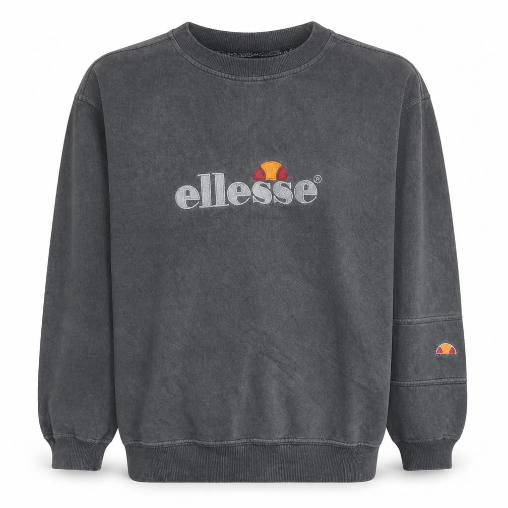 Mens UK Size M ellesse Grey Pullover Sweatshirt