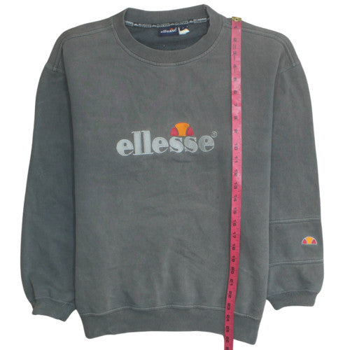 Mens UK Size M ellesse Grey Pullover Sweatshirt
