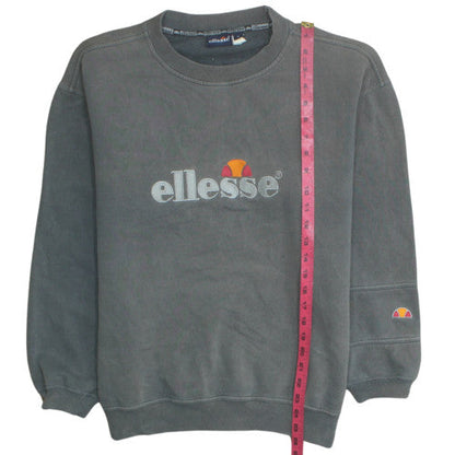 Mens UK Size M ellesse Grey Pullover Sweatshirt