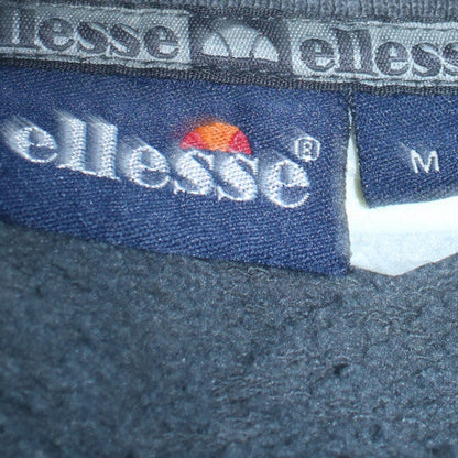Mens UK Size M ellesse Grey Pullover Sweatshirt