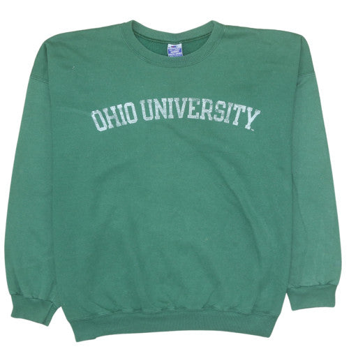 Mens UK Size 2XL Champion Green Pullover Sweatshirt