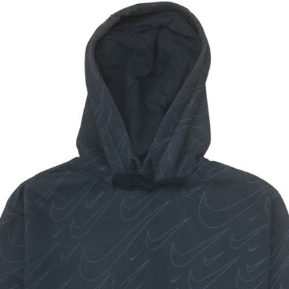 Mens UK Size M Nike Black Pullover Hoodie