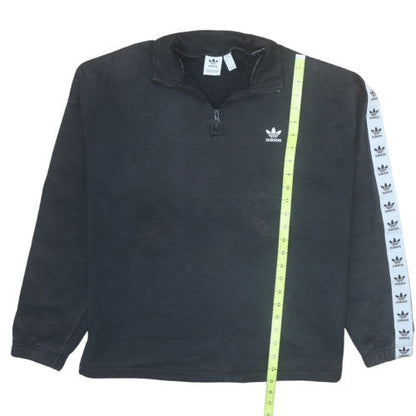 Womens UK Size 16 adidas Black Pullover Sweatshirt