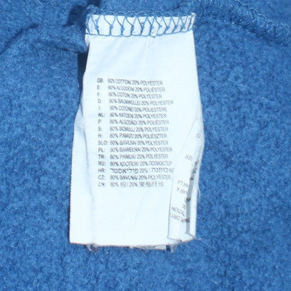 Mens UK Size L VANS Blue Full Zip Hoodie