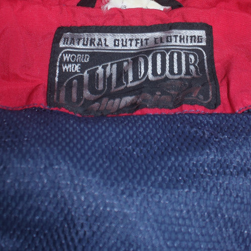 Mens UK Size L Outdoor Olympias Blue Windbreaker Coat