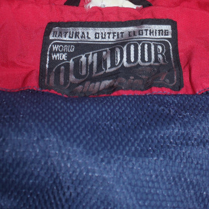 Mens UK Size L Outdoor Olympias Blue Windbreaker Coat