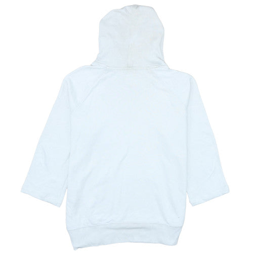 Womens UK Size S Levi's White Pullover Hoodie