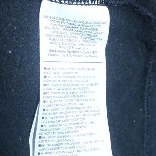 Mens UK Size M Nike Blue Pullover Hoodie