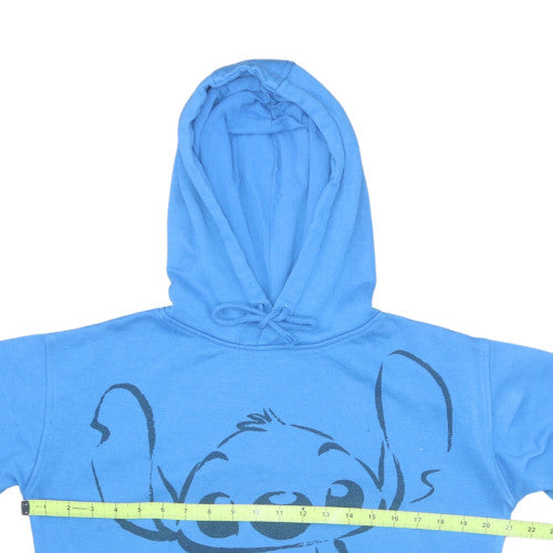 Womens UK Size XS Disney Blue Pullover Hoodie