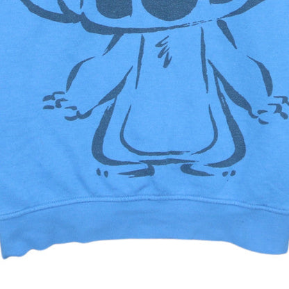 Womens UK Size XS Disney Blue Pullover Hoodie