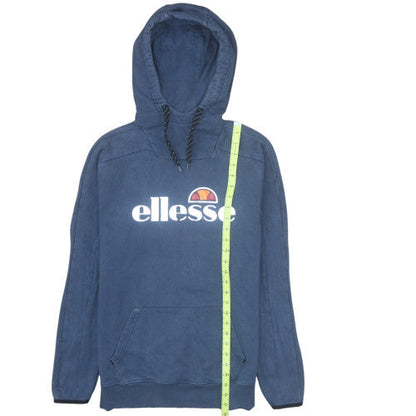 Mens UK Size S ellesse Blue Pullover Hoodie