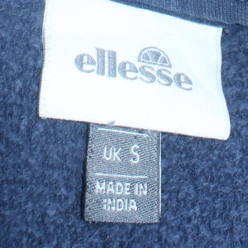 Mens UK Size S ellesse Blue Pullover Hoodie